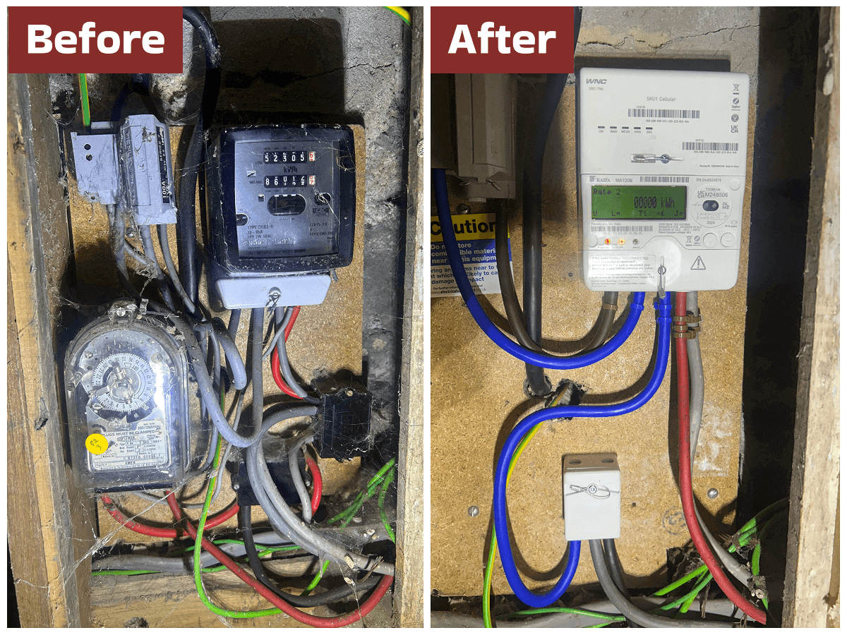 Shield Electrical Smart meter installation